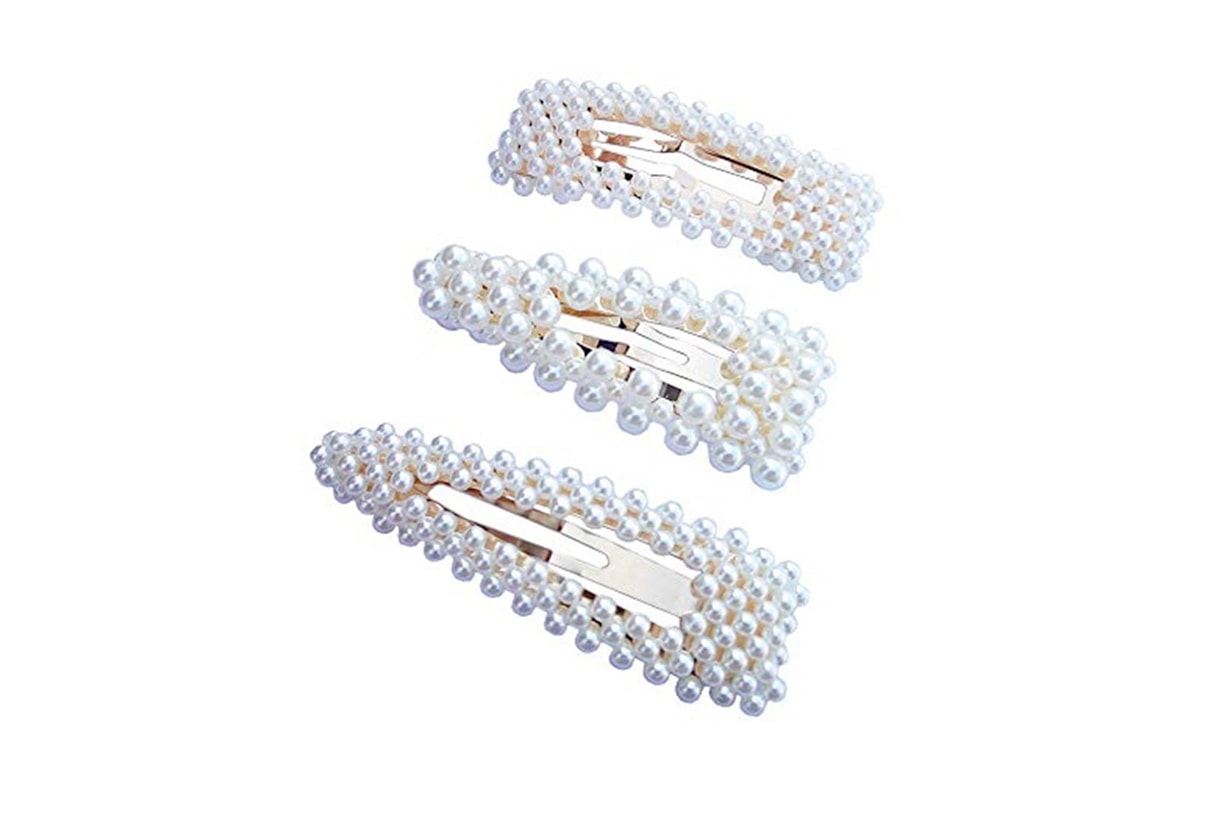 pearl hair clips affordable fashion