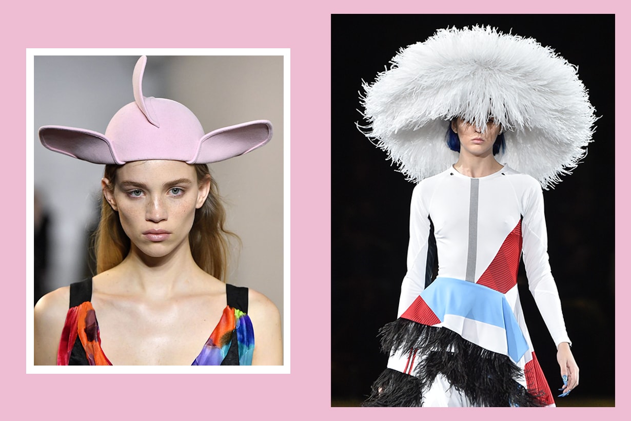 Paris Fashion Week is full of creative headgear