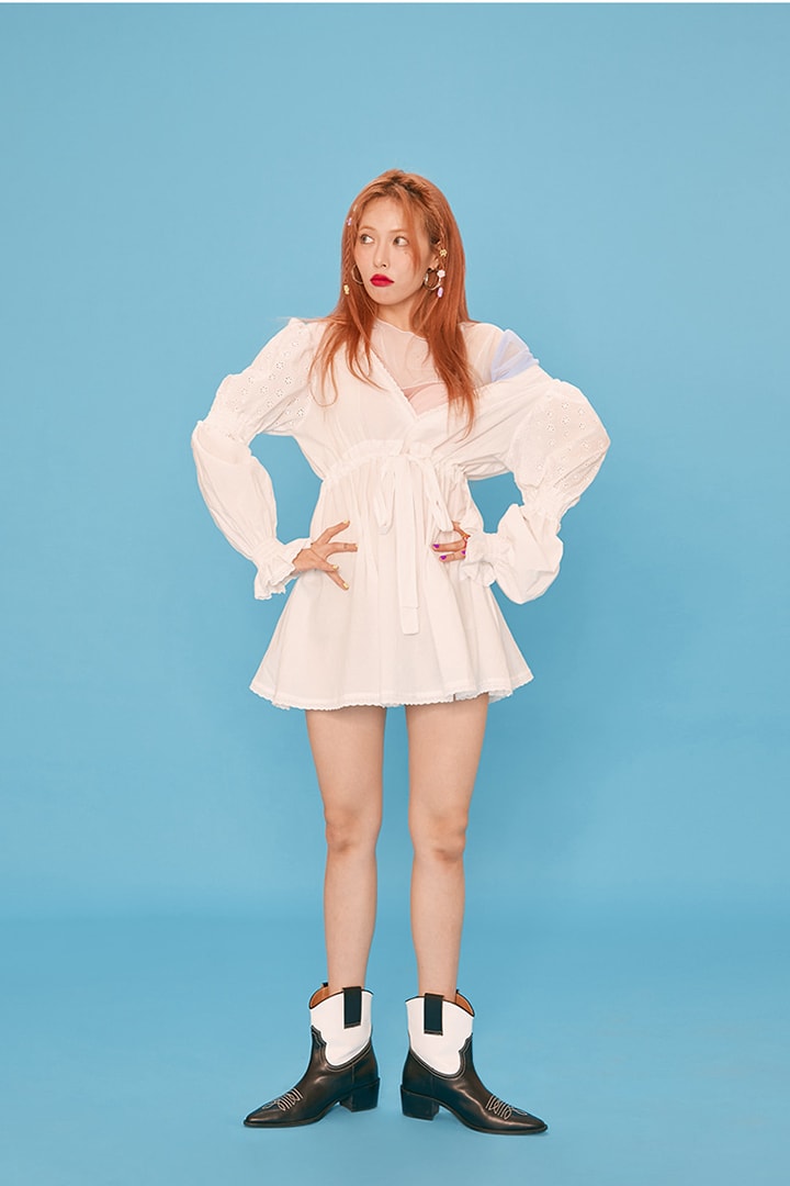 Hyuna Kim stylenanda match made collaboration styling editorial shooting vintage clothing style k pop korean idols celebrities singers