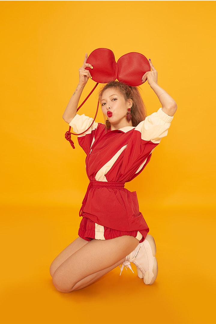Hyuna Kim stylenanda match made collaboration styling editorial shooting vintage clothing style k pop korean idols celebrities singers