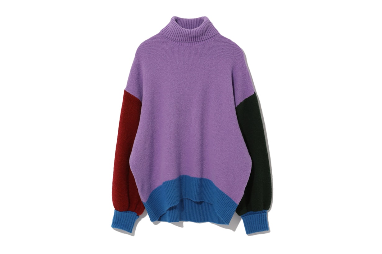 jouetie Contrast Trim Turtleneck Sweater