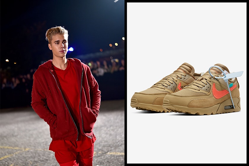 justin bieber nike off white security tag police