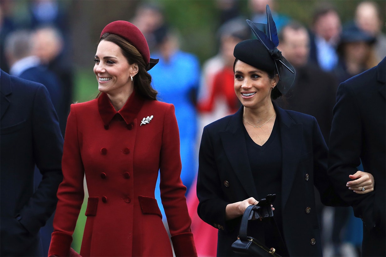 Kate Middelton Meghan Markle Christmas 2019