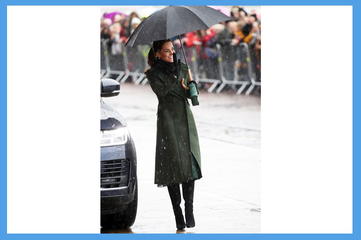 Kate Middleton Prince William Royal Visit Blackpool Tower refused to use an umbrella let crowd see her better  royal correspondent Emily Andrews British Royal Family
