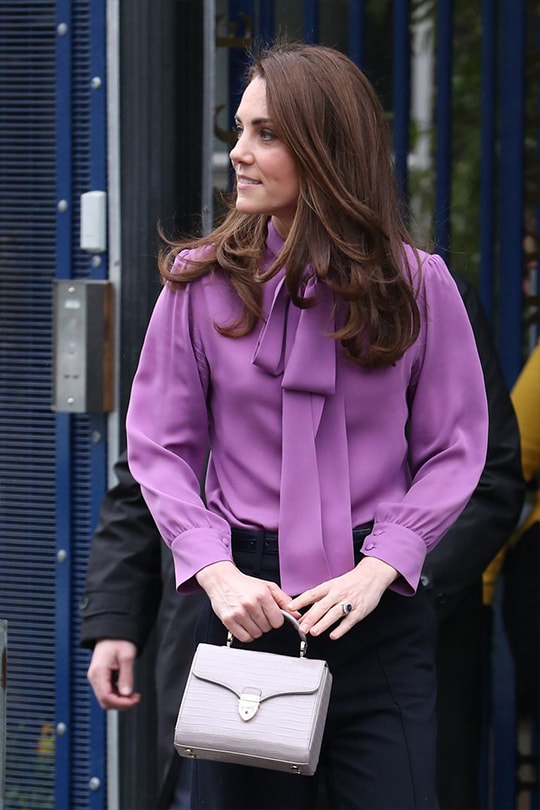 Kate Middleton Wore Her Gucci Blouse Backwards