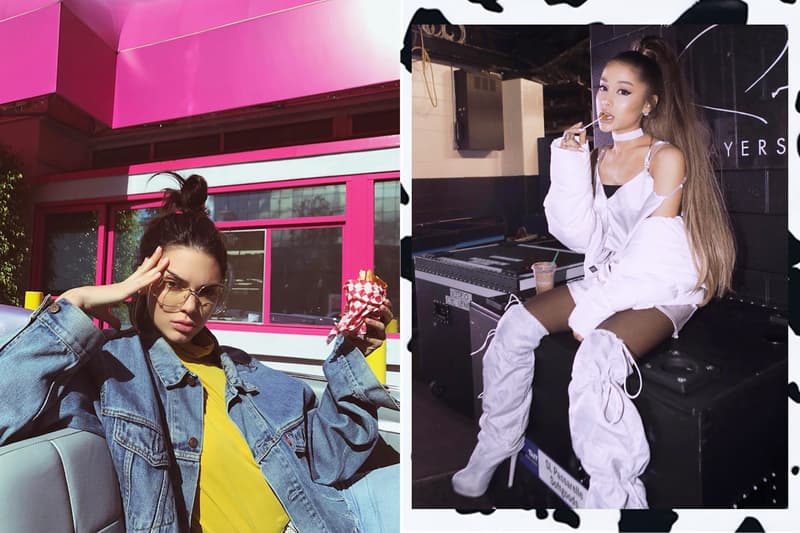 Kendall Jenner Ariana Grande Cow-Print Manicure Nail arts Trend Nail designs spring summer 2019