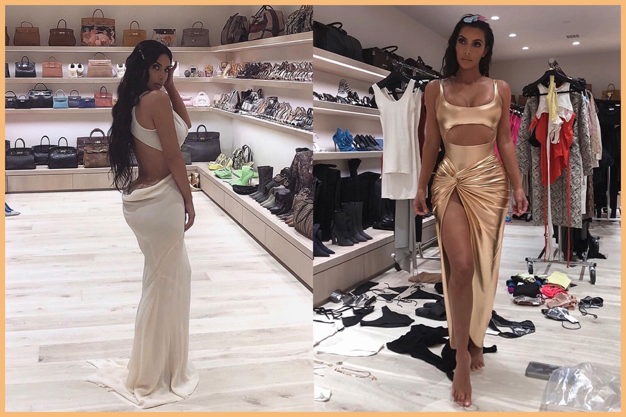 Kim Kardashian's handbag room is truly a sight to behold