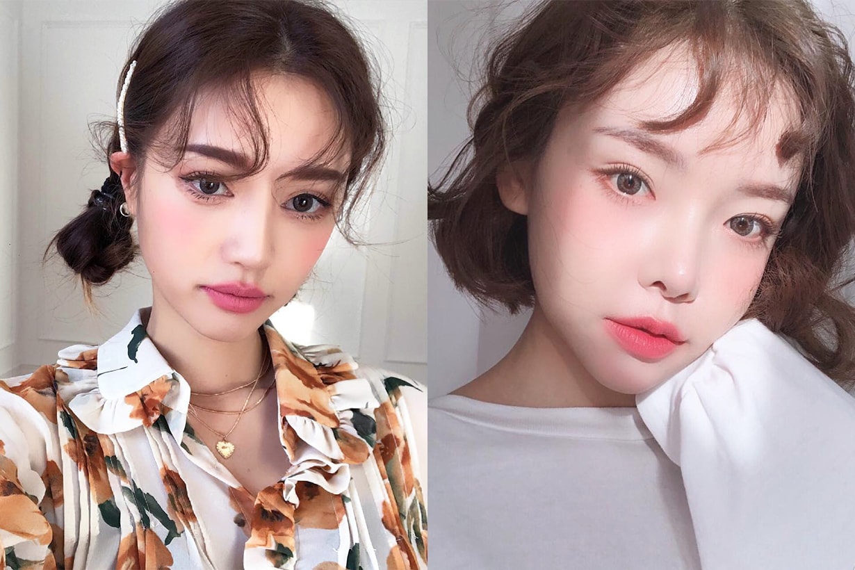 Baby Hair Bangs hairstyles korean girls trend DIY hair bang hair styling tutorial bangs style k beauty