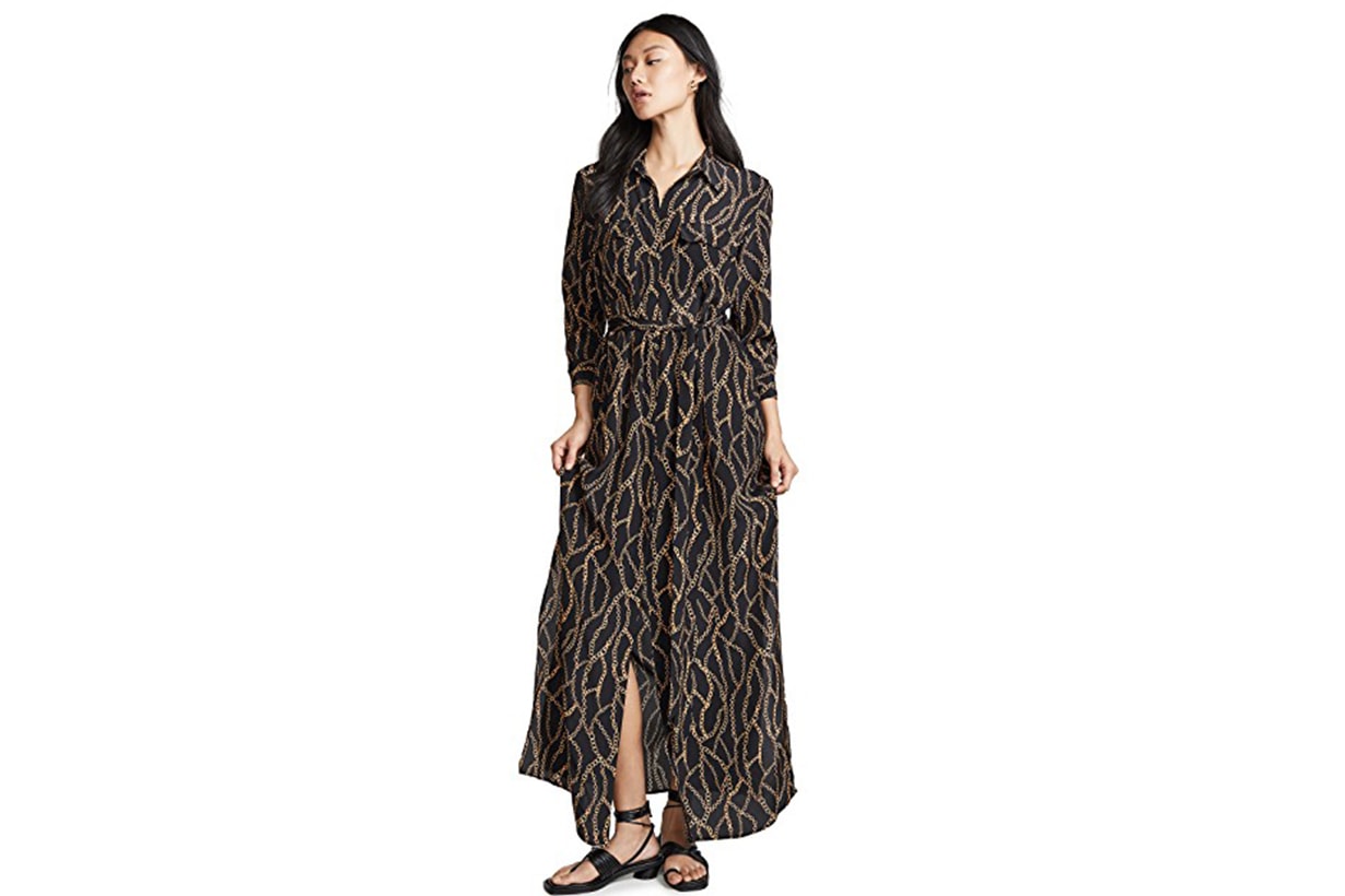 L'AGENCE Cameron Long Shirtdress