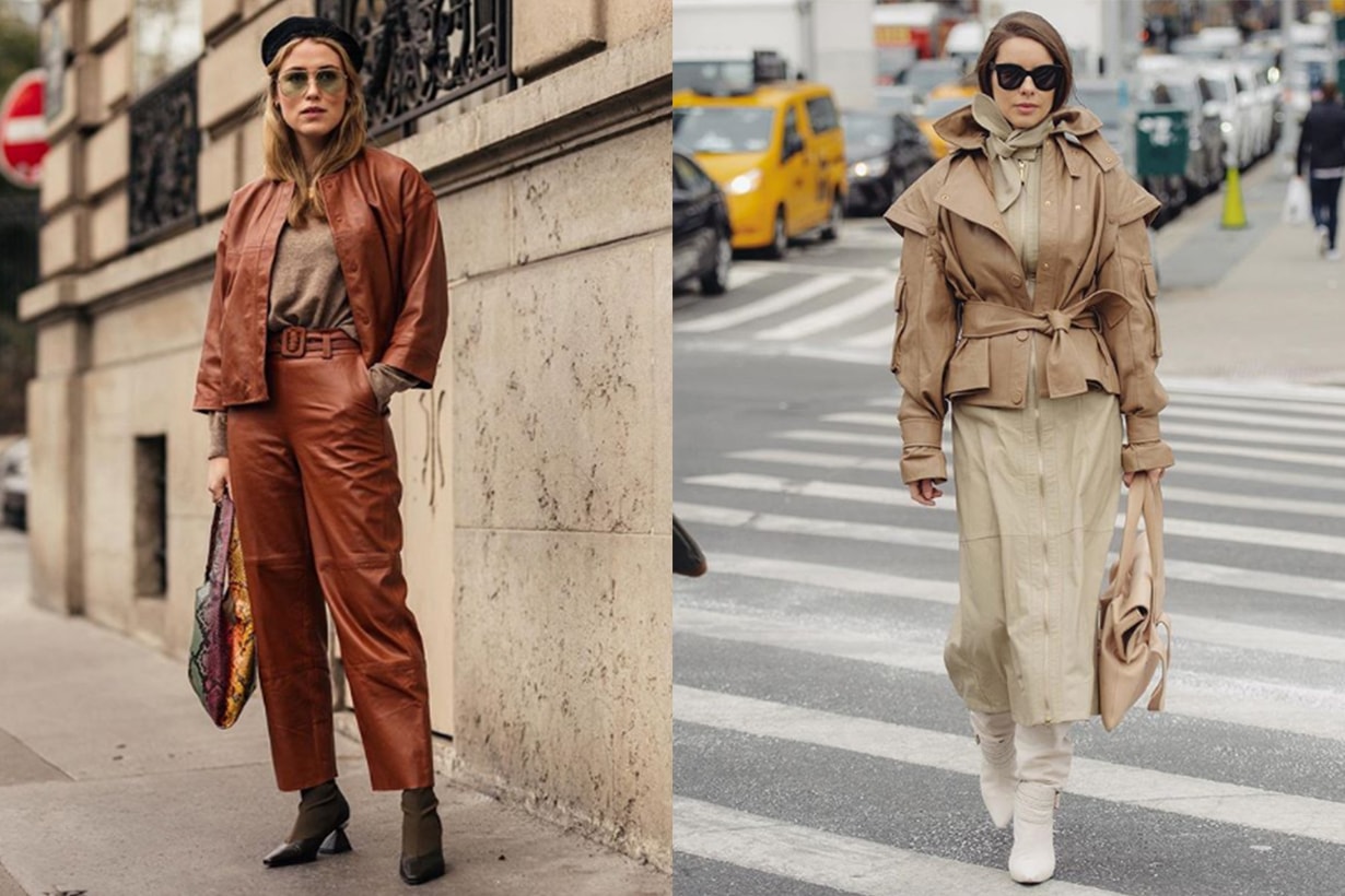 Head To Toe Leather Outfits Street Style