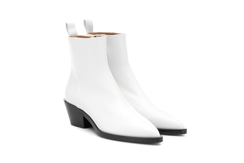 Jil Sander Leather Ankle Boots