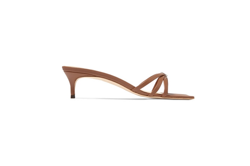 By Far Libra Leather Mules
