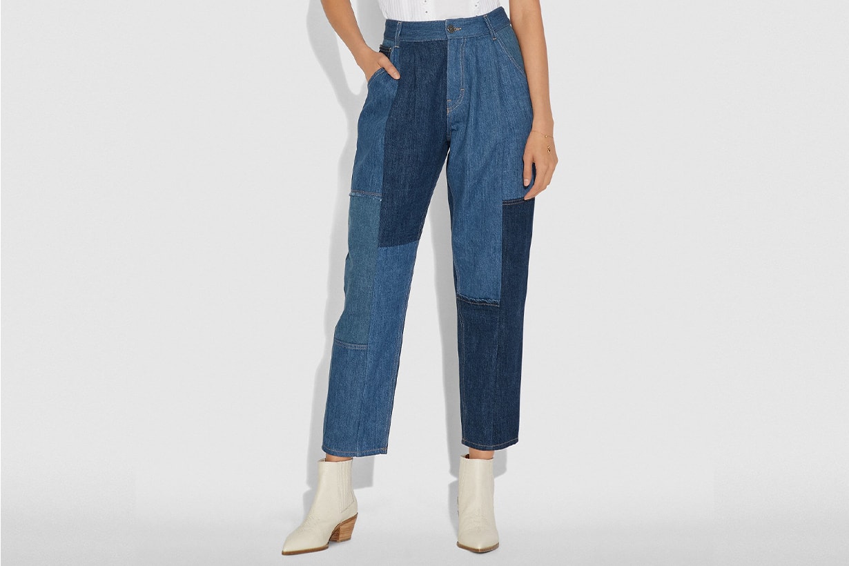 Coach denim trousers