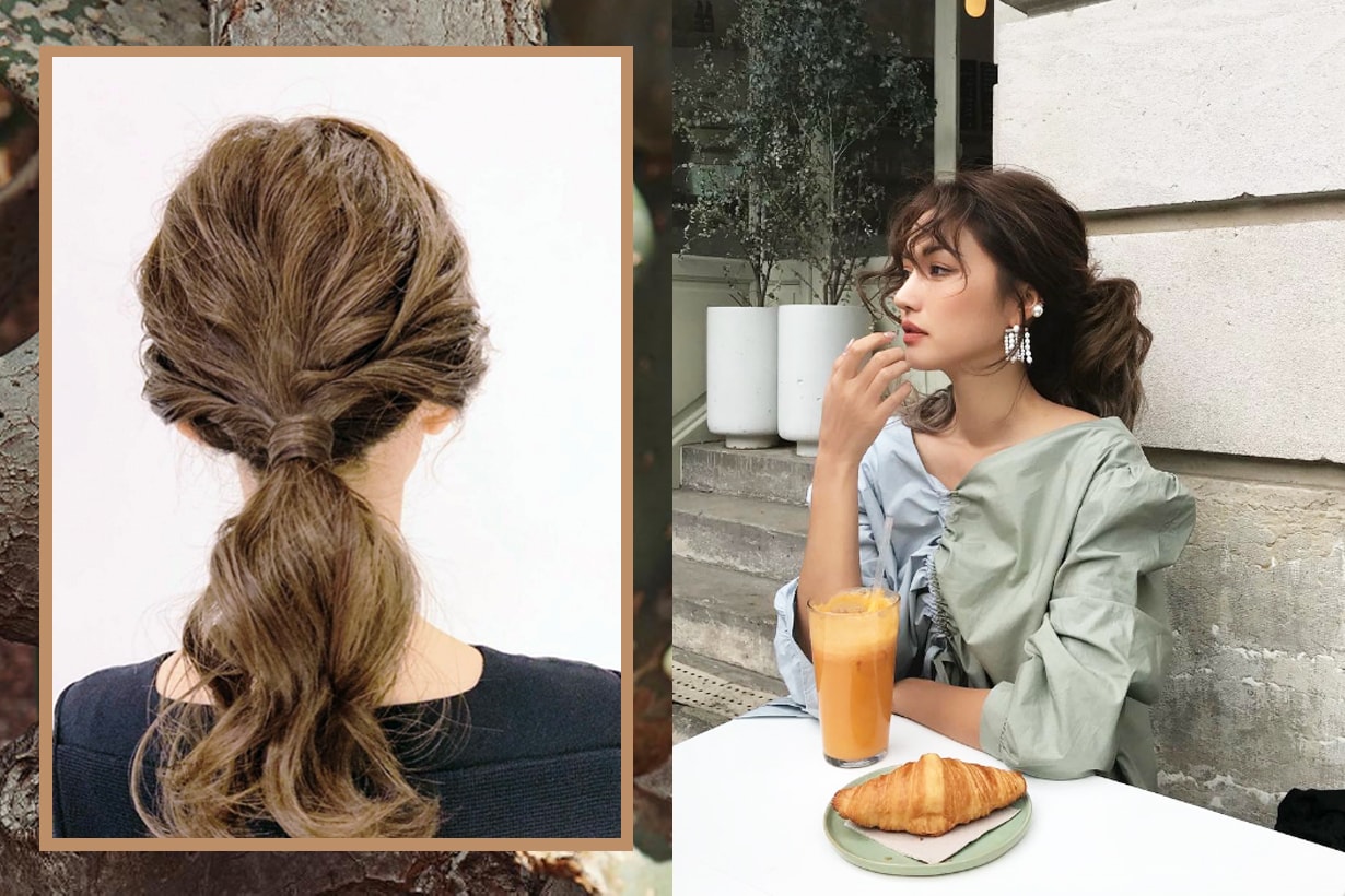 Low ponytail hairstyles hair styling tips hairstyles tutorial korean girls hairstyles trend