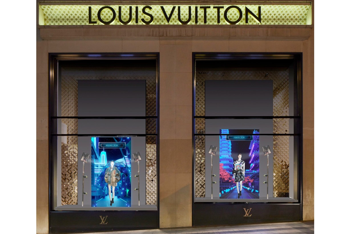 louis vuitton 2019 ss window design postcards from the future