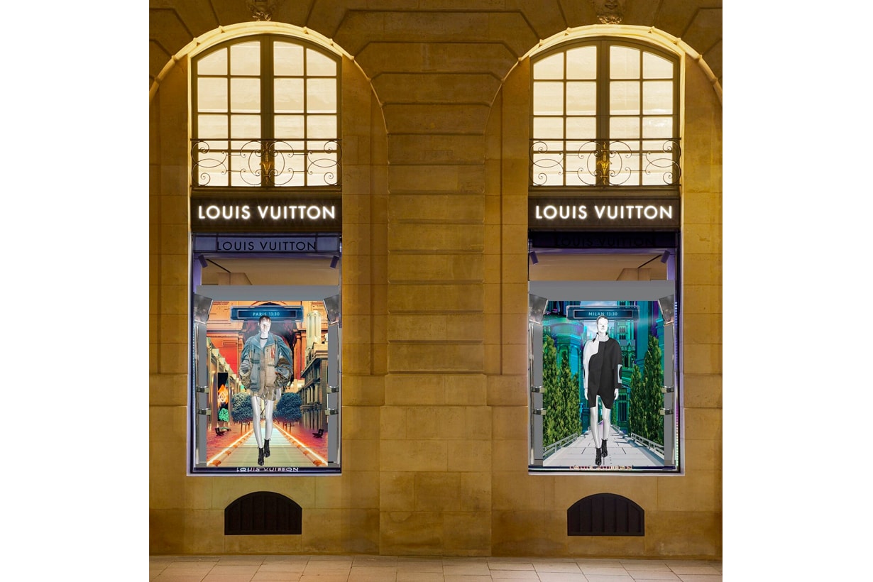 louis vuitton 2019 ss window design postcards from the future