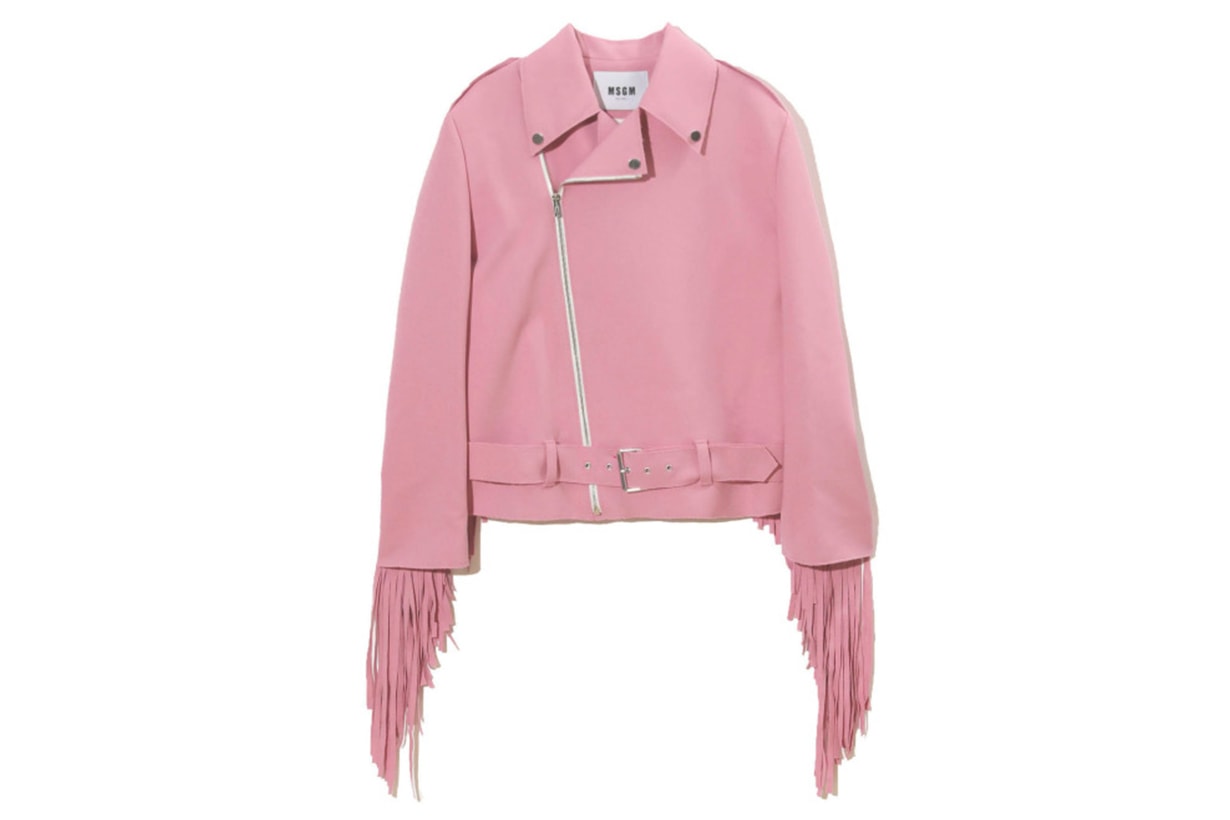 MSGM Fringe Biker Jacket