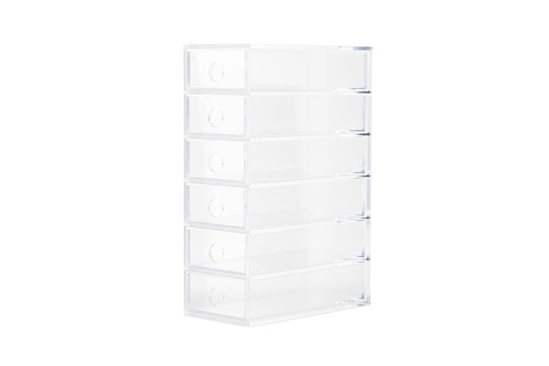 muji acrylic storage box