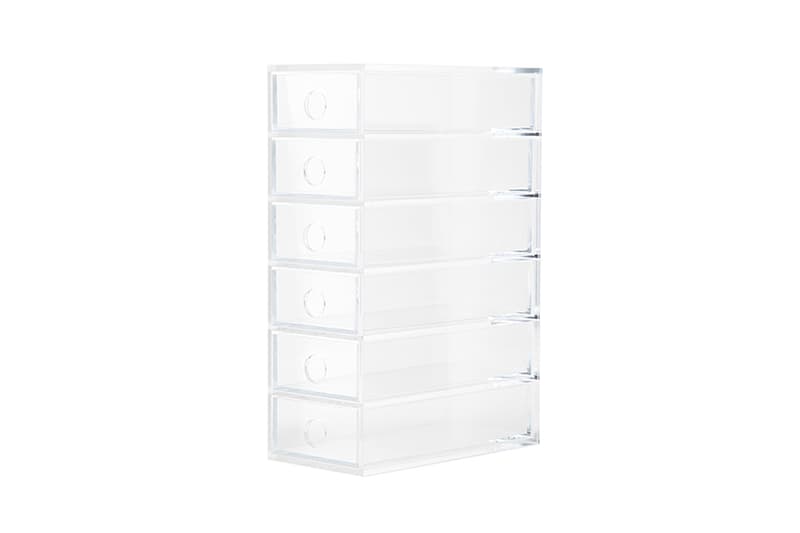 muji acrylic storage box