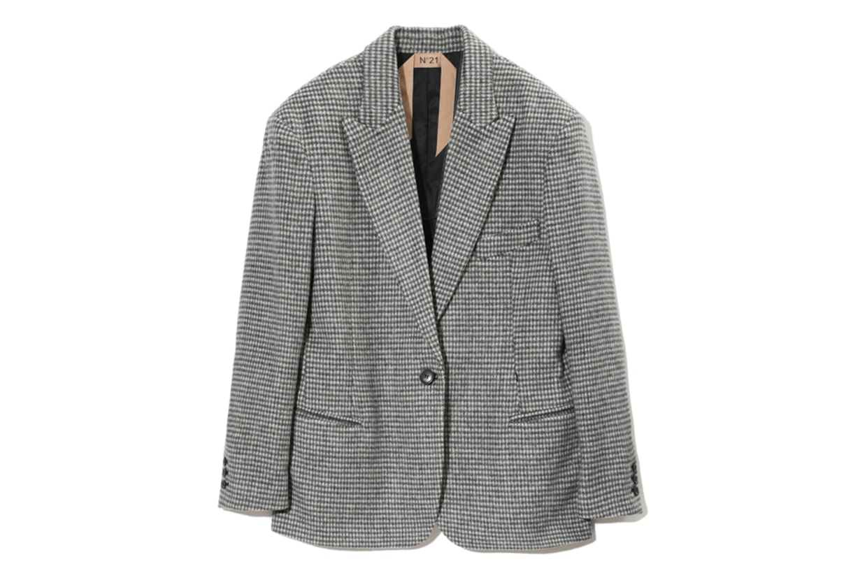 N°21 Houndstooth Oversized Blazer