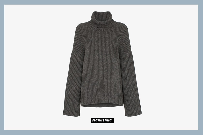 Nanushka-sweater-grey