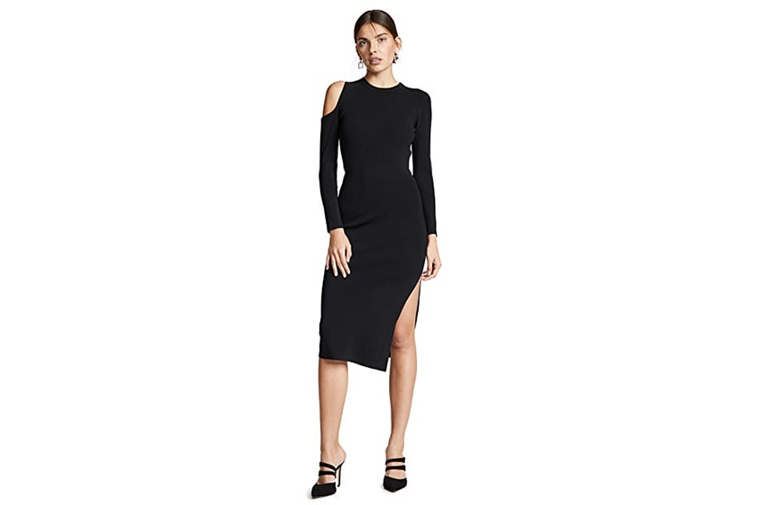 Nicholas Cold Shoulder Midi Dress