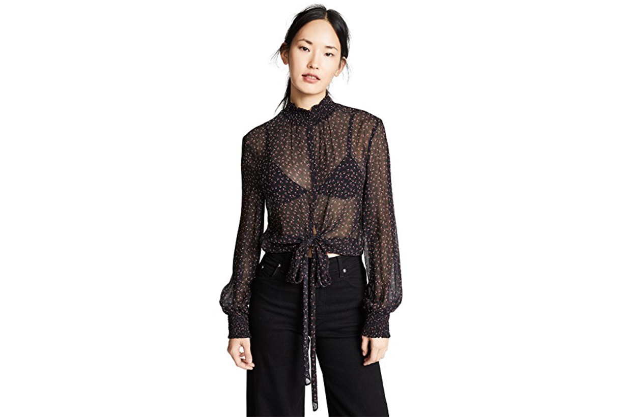 Nicholas DItsy Rose Tie Blouse