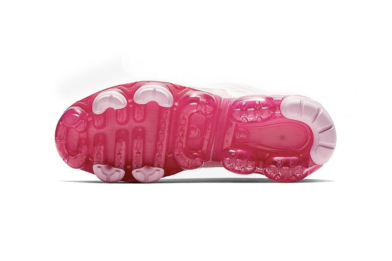 nike air vapormax pink rise sneakers