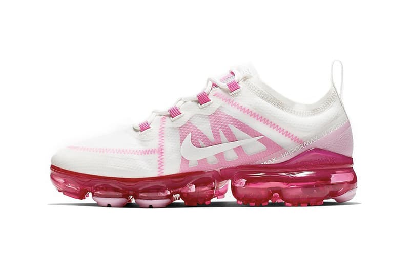 nike air vapormax pink rise sneakers