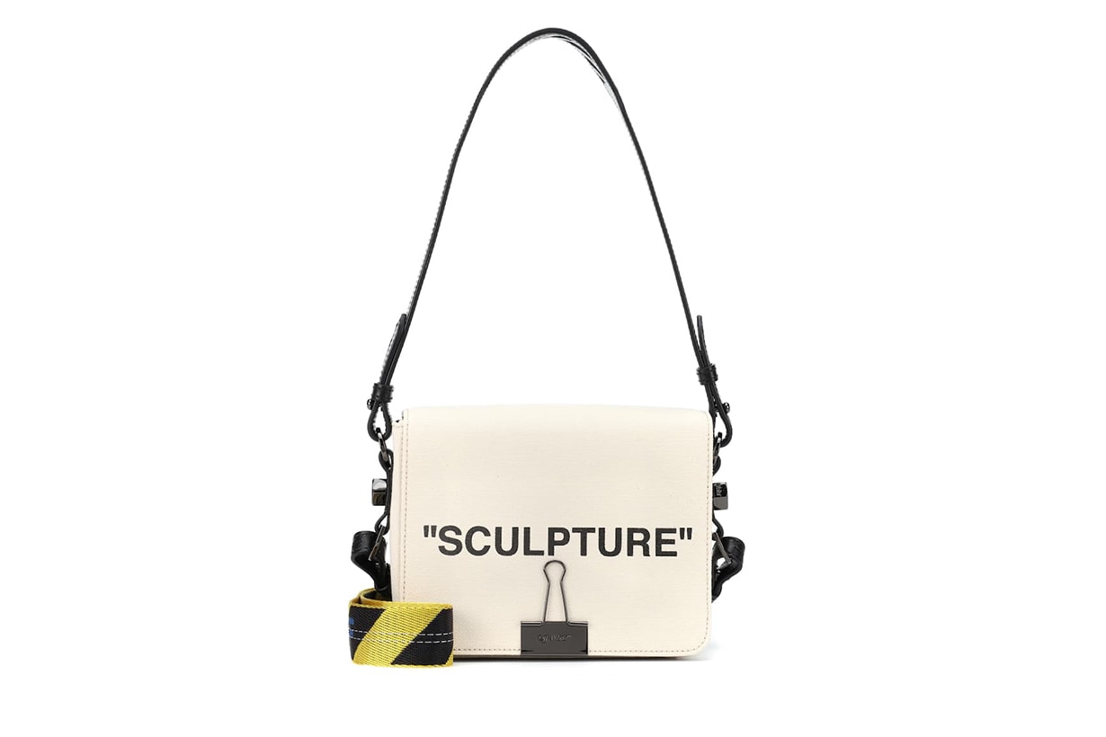 Off-White Binder Clip Canvas Shoulder Bag