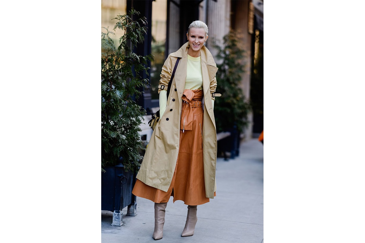 trench coat street style