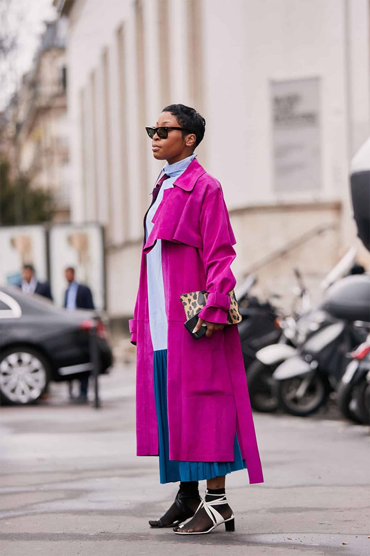 Pink Purple Outfits Street Style