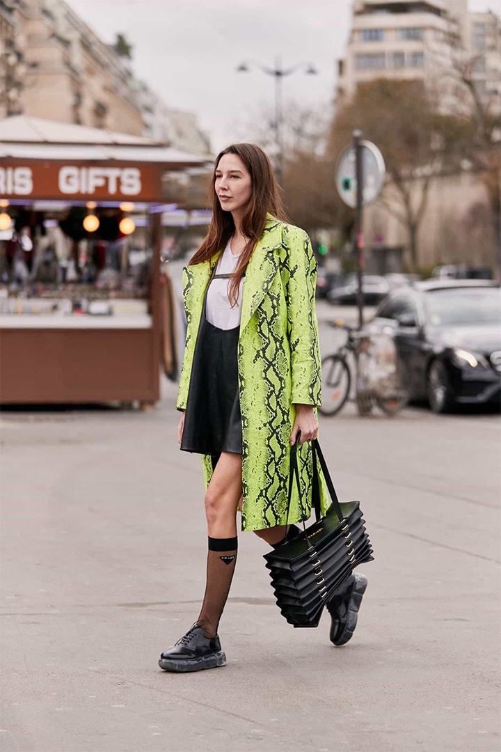 Paris Neon Colour Outfits Street Style