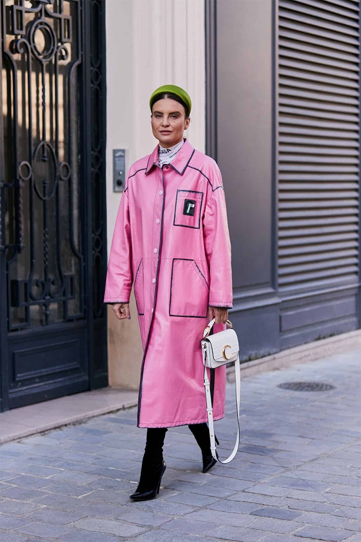 Chloe Bag Pink Outfit Street Style