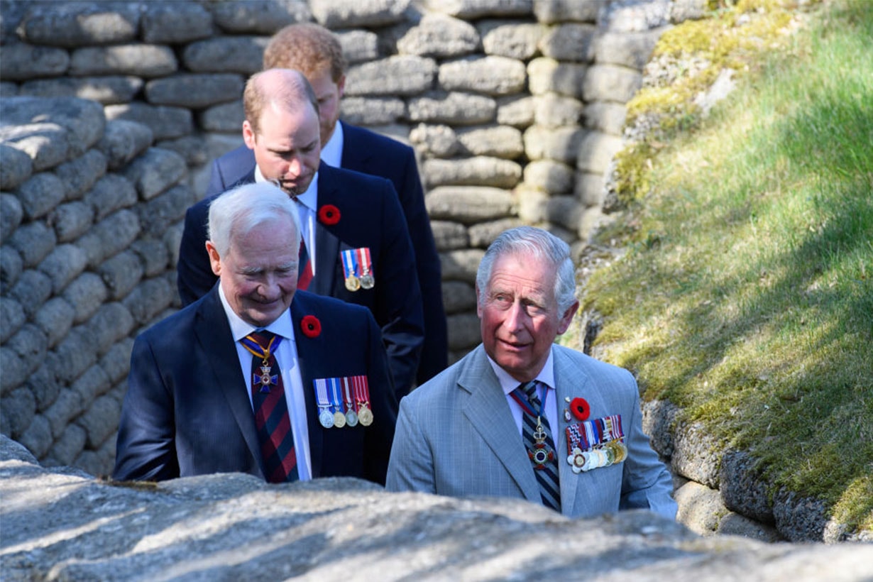 prince charles with prince harry and prince william