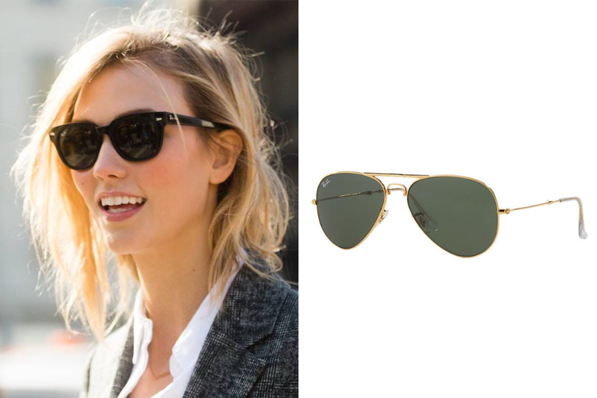 Ray-Ban Aviators Folding Karlie Kloss