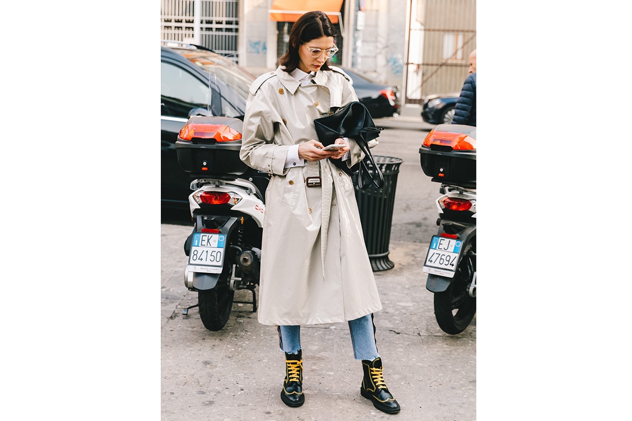 Trench Coat Street Style 2019 