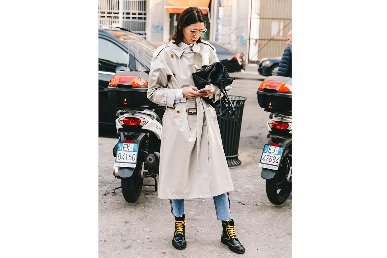 Trench Coat Street Style 2019