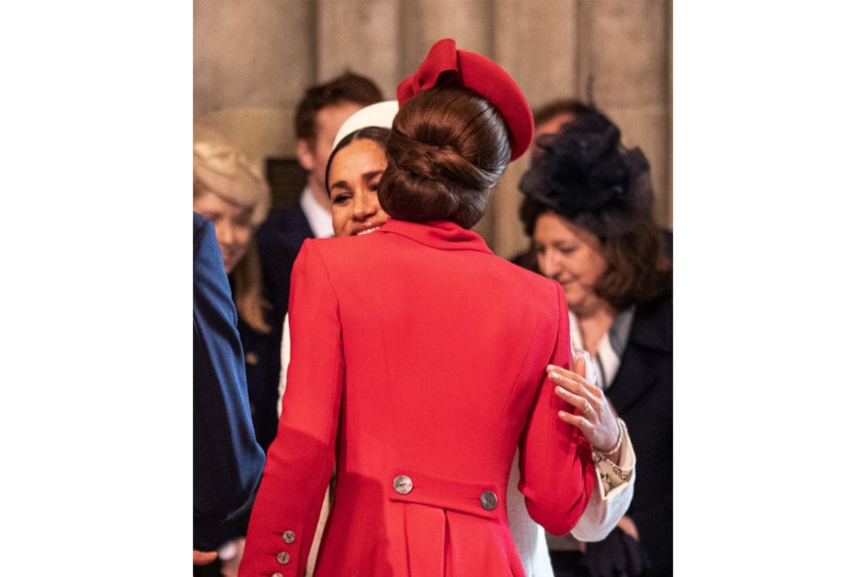 Kate Middleton Meghan Markle Body Language Royal Commonwealth Day Service