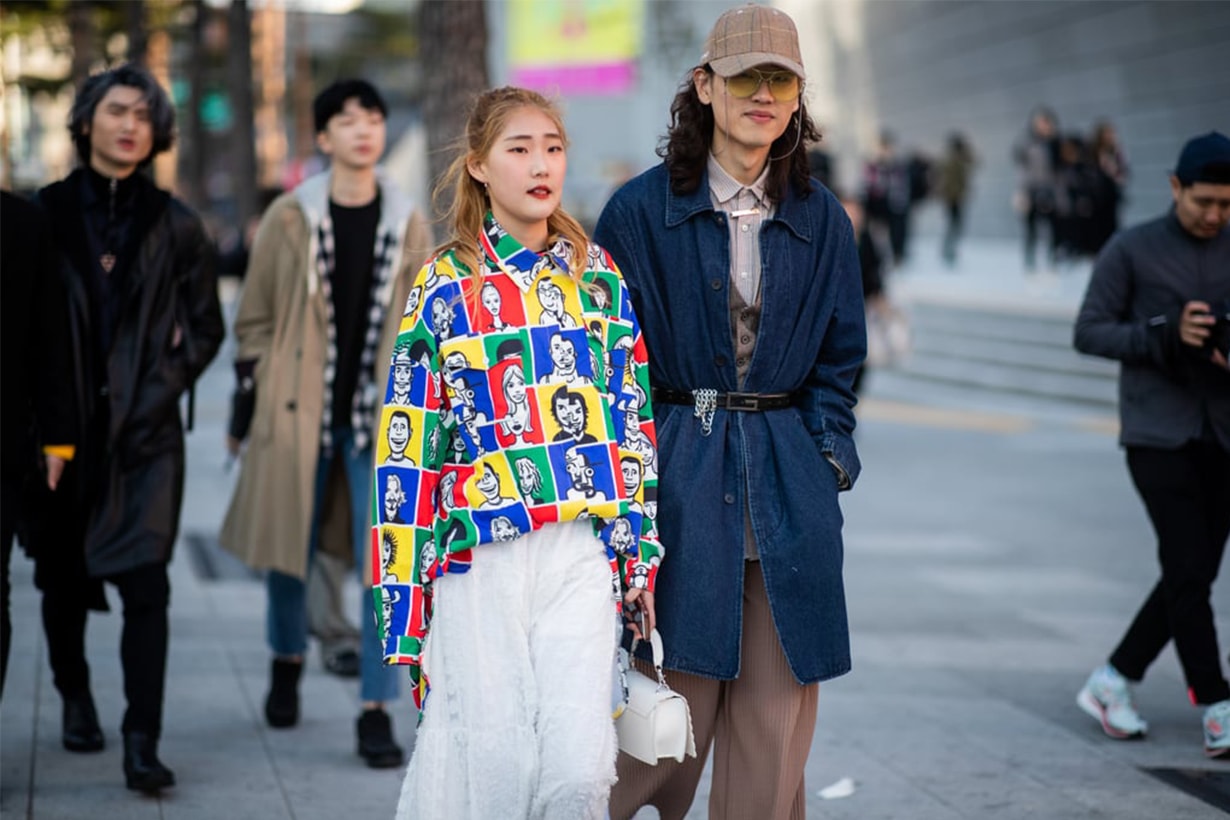 Pop Art Pattern Shirt Korean Street Style