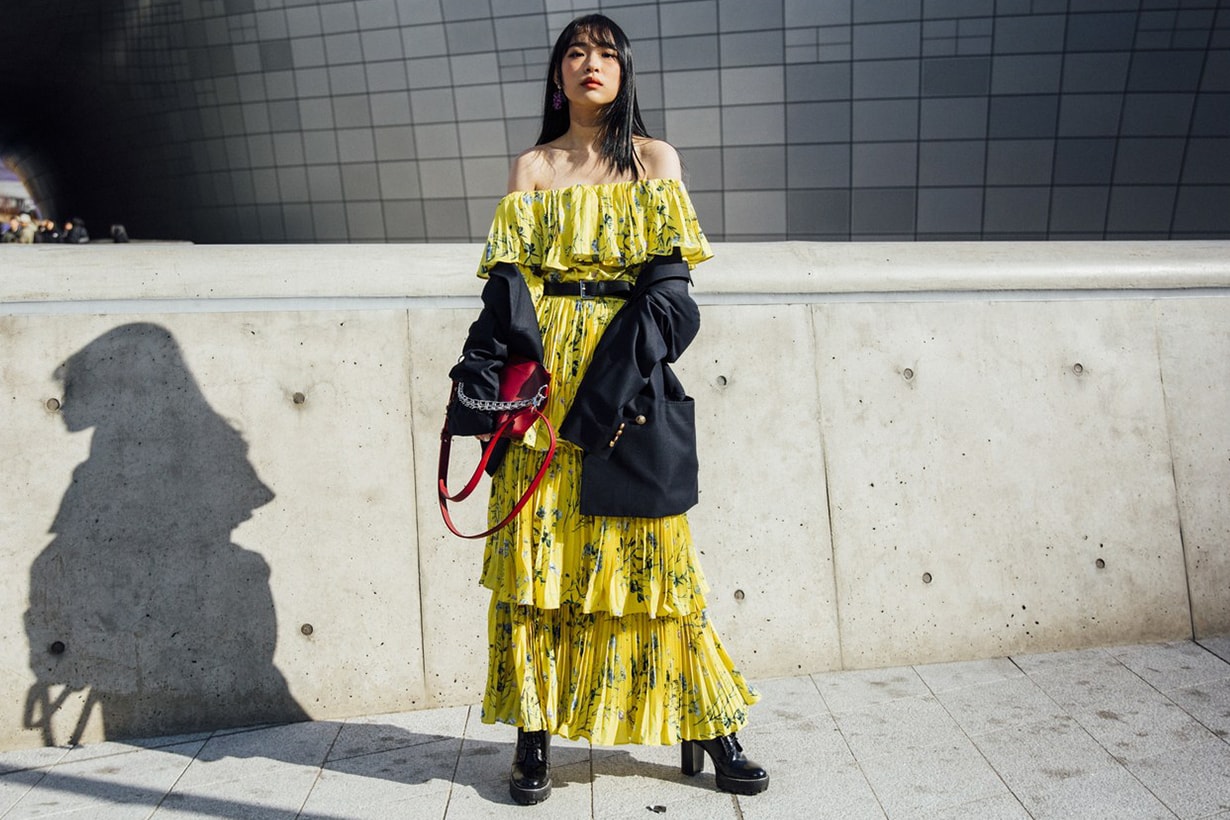 Korean Fashion Girl High Heels Dress Street Style