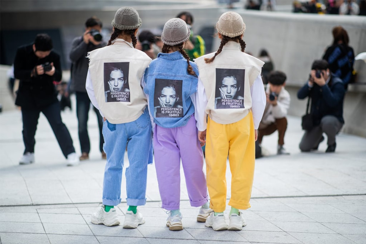 Korean Girls Printed Jacket Street Style