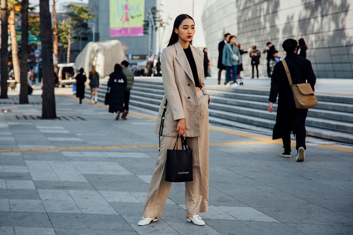 Korean Girl suit Fashion Street Style