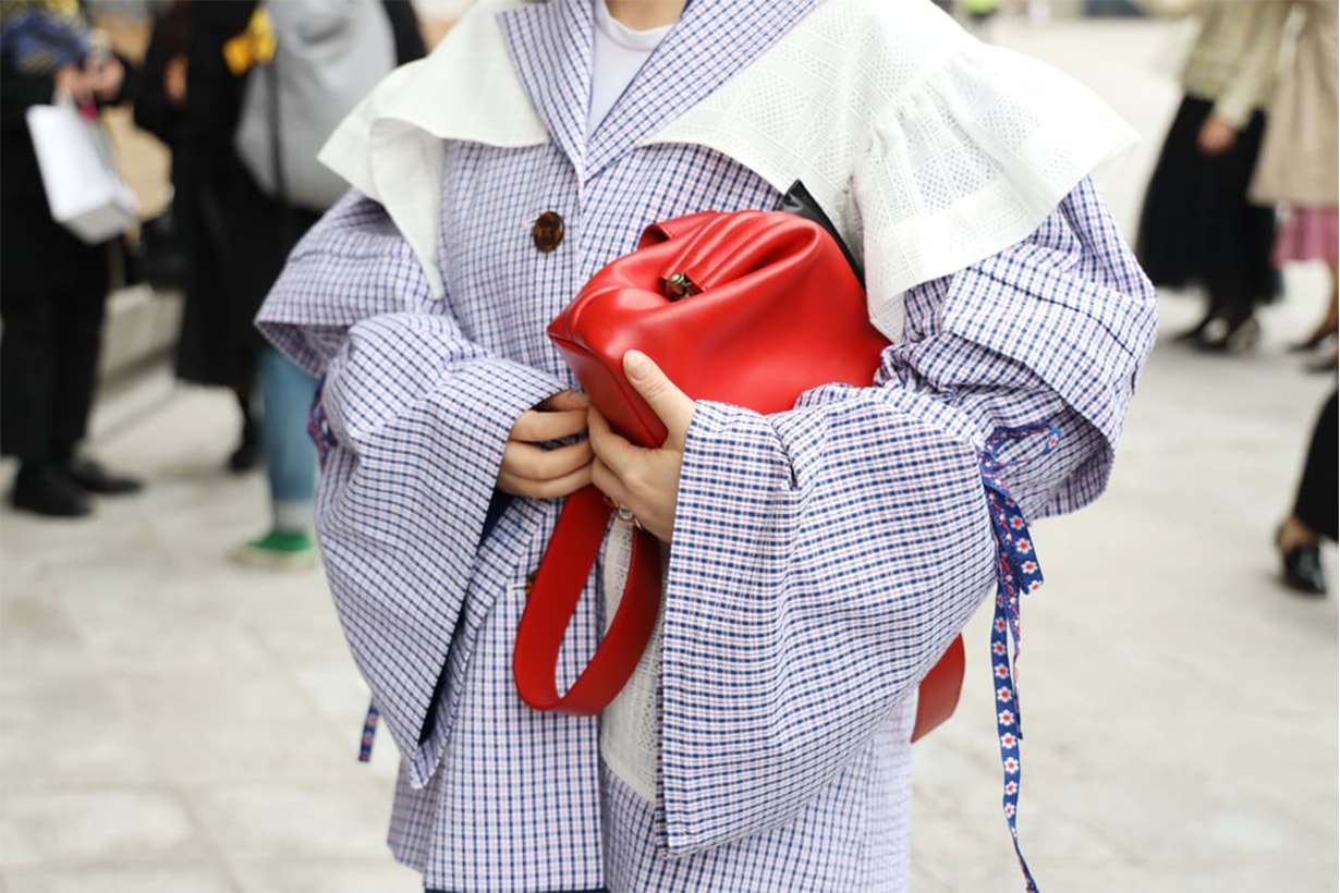 Lavender Dress Case Bag Street Style