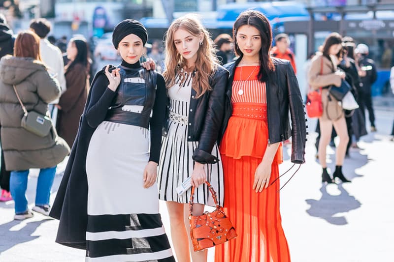 seoul fashion week street snap 2019 korea
