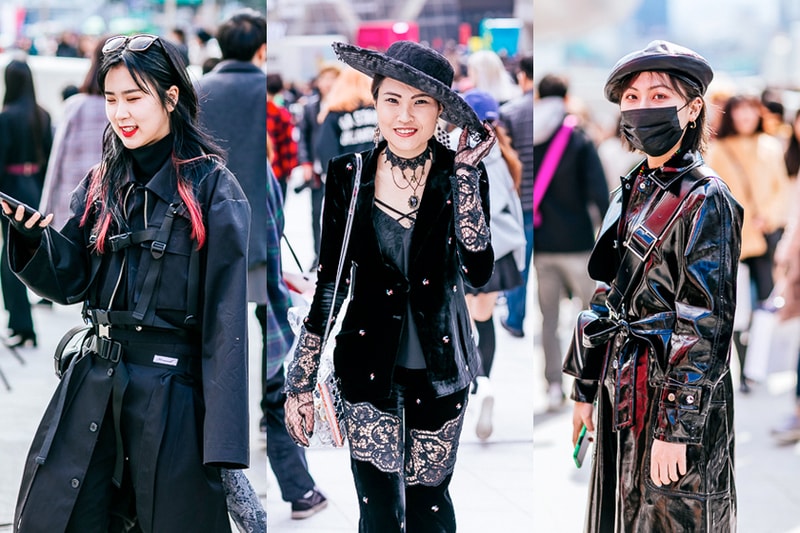 seoul fashion week street snap 2019 korea