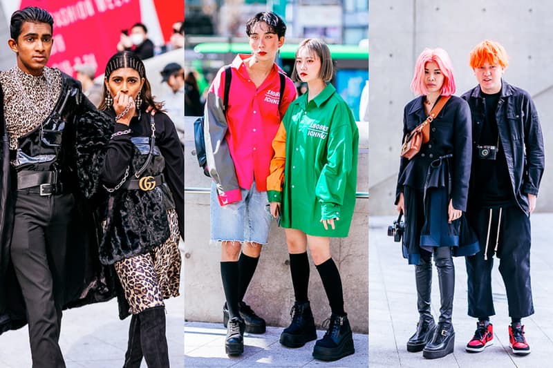 seoul fashion week street snap 2019 korea
