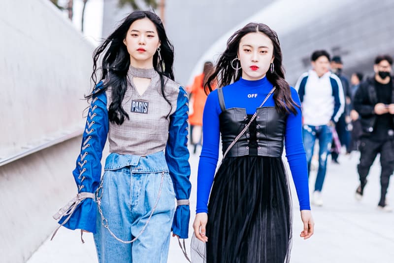 seoul fashion week street snap 2019 korea