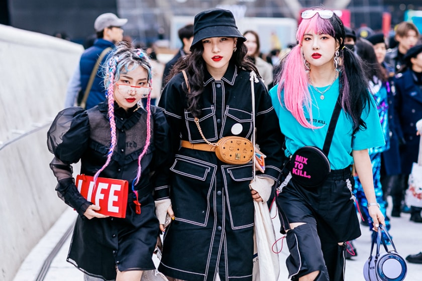 seoul fashion week street snap 2019 korea