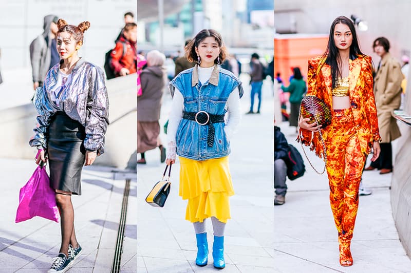 seoul fashion week street snap 2019 korea